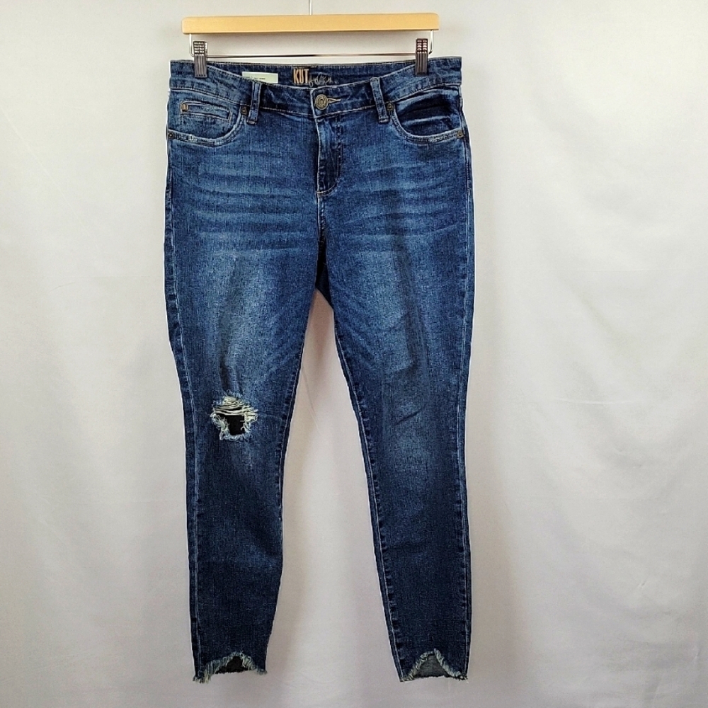 Kut from the Kloth Carlo Ankle Skinny Jeans Size 8